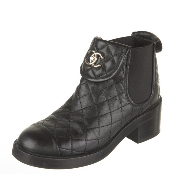 2023 Interlocking Cc Logo Chelsea Boots , 36.5 - Picture 2 of 5